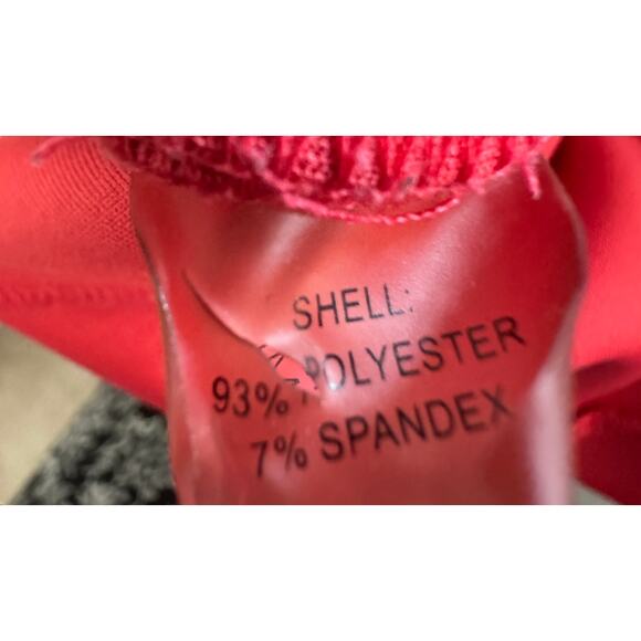 Calvin Klein Size Medium Peach Pink Orange Knee Length Sheath Work Career Dress - Picture 6 of 9